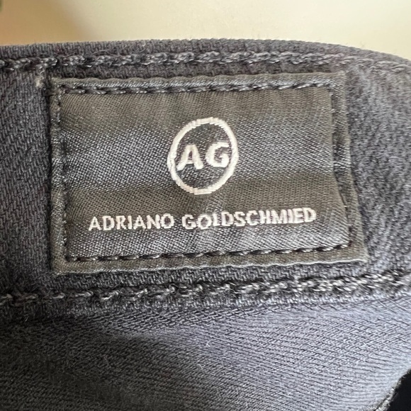 Adriano Goldschmied Black Denim The Prima Jeans Cigarette Leg Denim Women’s 29R - Picture 13 of 16